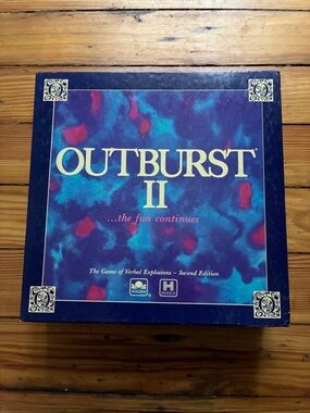 OUTBURST II Board Game - All pieces included.